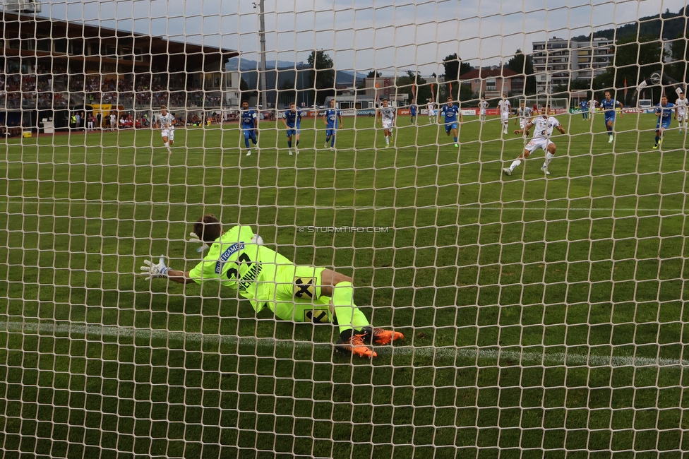 Wolfsberg - Sturm Graz
Oesterreichische Fussball Bundesliga, 1. Runde, Wolfsberger AC - SK Sturm Graz, Lavanttal Arena Wolfsberg, 23.07.2022. 

Foto zeigt Joerg Siebenhandl (Sturm)
