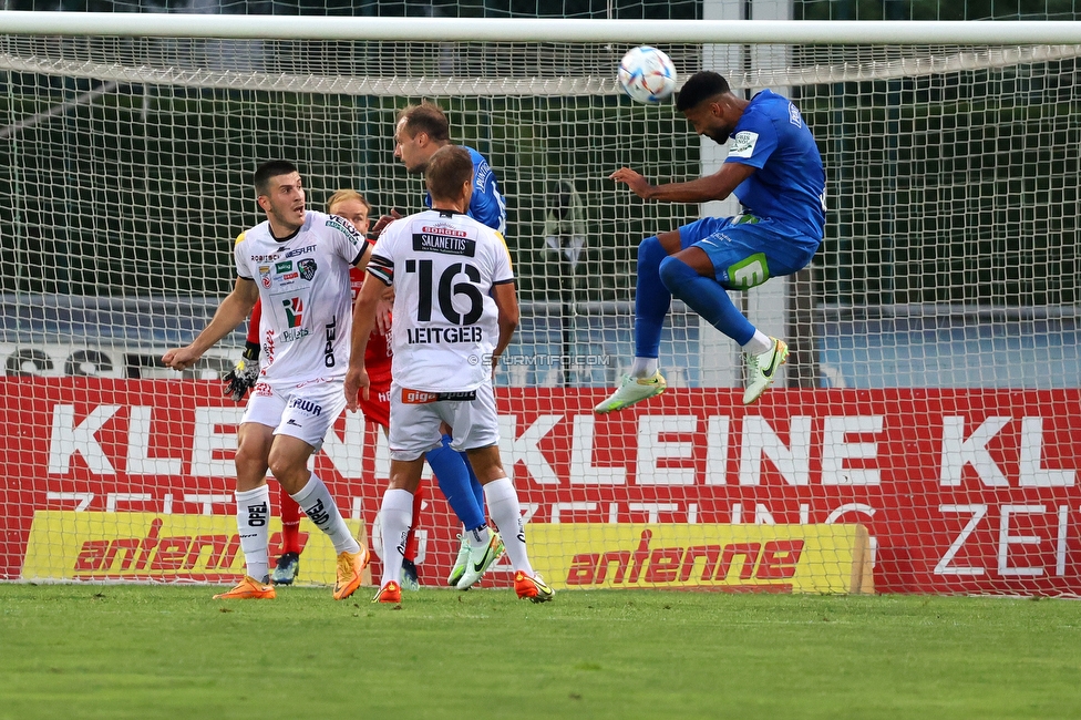 Wolfsberg - Sturm Graz
Oesterreichische Fussball Bundesliga, 1. Runde, Wolfsberger AC - SK Sturm Graz, Lavanttal Arena Wolfsberg, 23.07.2022. 

Foto zeigt Gregory Wuethrich (Sturm)
