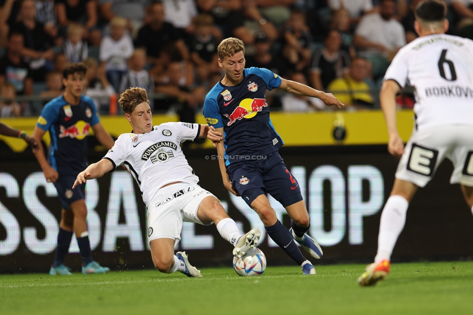 Sturm Graz - RB Salzburg
Oesterreichische Fussball Bundesliga, 2. Runde, SK Sturm Graz - FC RB Salzburg, Stadion Liebenau Graz, 30.07.2022. 

Foto zeigt Alexander Prass (Sturm)
