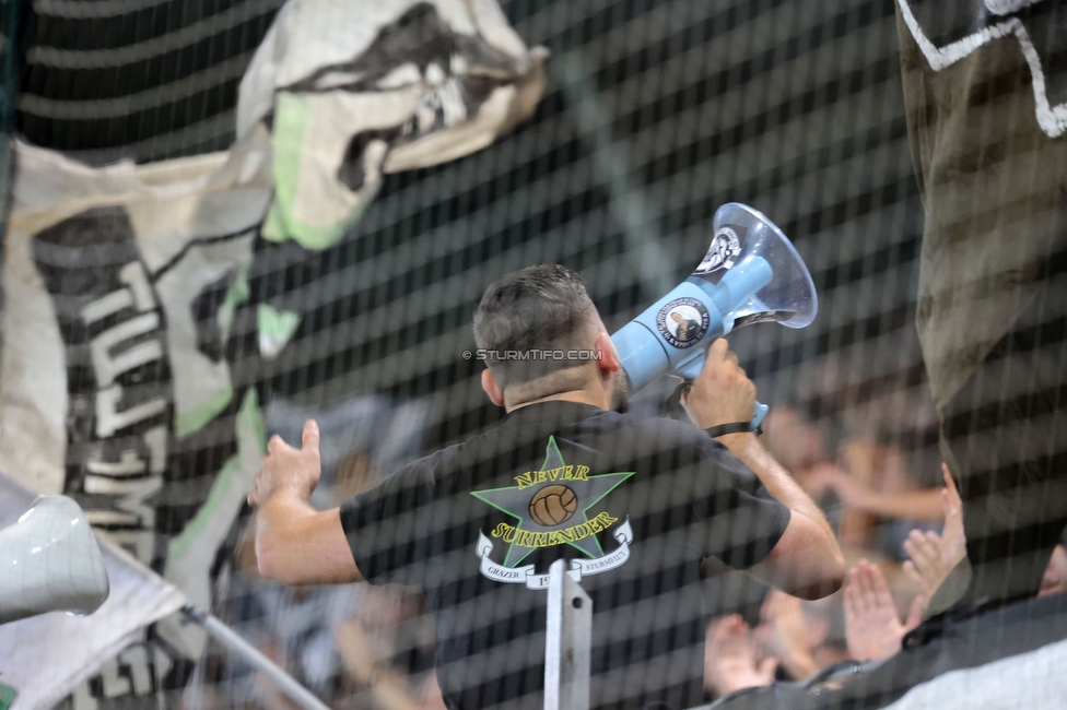 Sturm Graz - Altach
Oesterreichische Fussball Bundesliga, 4. Runde, SK Sturm Graz - SCR Altach, Stadion Liebenau Graz, 13.08.2022. 

Foto zeigt Fans von Sturm
Schlüsselwörter: sturmflut