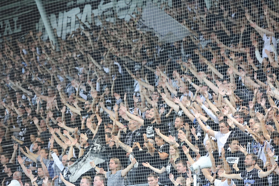 Sturm Graz - Altach
Oesterreichische Fussball Bundesliga, 4. Runde, SK Sturm Graz - SCR Altach, Stadion Liebenau Graz, 13.08.2022. 

Foto zeigt Fans von Sturm
