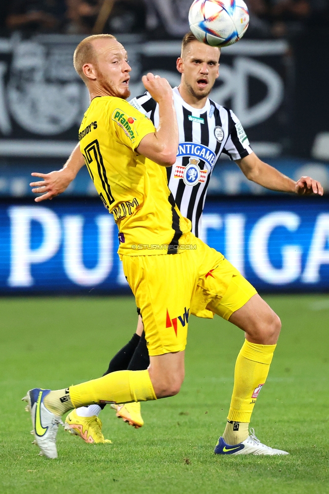 Sturm Graz - Altach
Oesterreichische Fussball Bundesliga, 4. Runde, SK Sturm Graz - SCR Altach, Stadion Liebenau Graz, 13.08.2022. 

Foto zeigt Tomi Horvat (Sturm)
