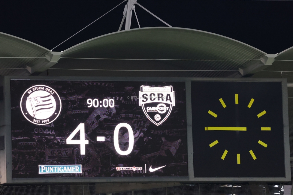 Sturm Graz - Altach
Oesterreichische Fussball Bundesliga, 4. Runde, SK Sturm Graz - SCR Altach, Stadion Liebenau Graz, 13.08.2022. 

Foto zeigt
Schlüsselwörter: jubel