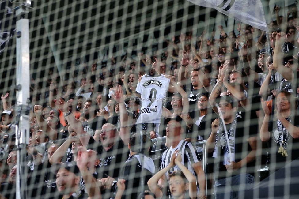 Sturm Graz - Altach
Oesterreichische Fussball Bundesliga, 4. Runde, SK Sturm Graz - SCR Altach, Stadion Liebenau Graz, 13.08.2022. 

Foto zeigt Fans von Sturm
