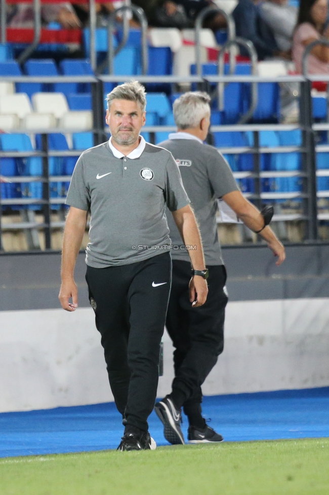 Real Madrid - Sturm Damen
UEFA Champions League Qualifikation, 1. Runde, Real Madrid CF Femenino - SK Sturm Graz Damen, Estadio Alfredo Di Stefano Madrid, 18.08.2022. 

Foto zeigt Christian Lang (Cheftrainer Sturm Damen)
