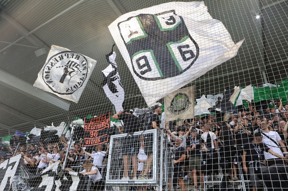 Sturm Graz - LASK
Oesterreichische Fussball Bundesliga, 5. Runde, SK Sturm Graz - LASK, Stadion Liebenau Graz, 20.08.2022. 

Foto zeigt Fans von Sturm
Schlüsselwörter: sturmflut