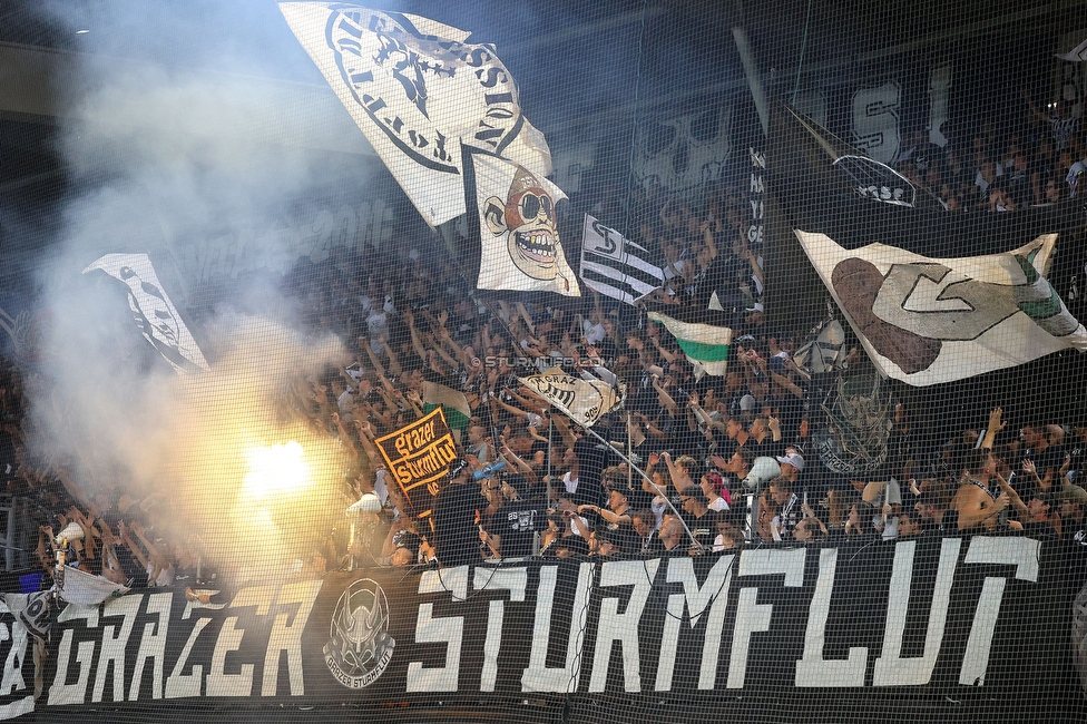 Sturm Graz - LASK
Oesterreichische Fussball Bundesliga, 5. Runde, SK Sturm Graz - LASK, Stadion Liebenau Graz, 20.08.2022. 

Foto zeigt Fans von Sturm
Schlüsselwörter: sturmflut pyrotechnik