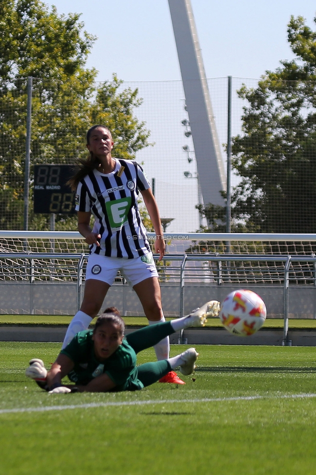 Sturm Damen - Tomiris-Turan
UEFA Champions League Qualifikation, 1. Runde, SK Sturm Graz Damen -  FC Tomiris-Turan, Estadio Alfredo Di Stefano Madrid, 21.08.2022. 

Foto zeigt Anna Malle (Sturm Damen)
