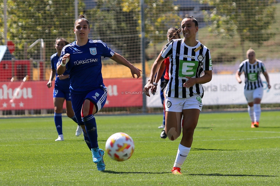 Sturm Damen - Tomiris-Turan
UEFA Champions League Qualifikation, 1. Runde, SK Sturm Graz Damen -  FC Tomiris-Turan, Estadio Alfredo Di Stefano Madrid, 21.08.2022. 

Foto zeigt Andrea Glibo (Sturm Damen)
