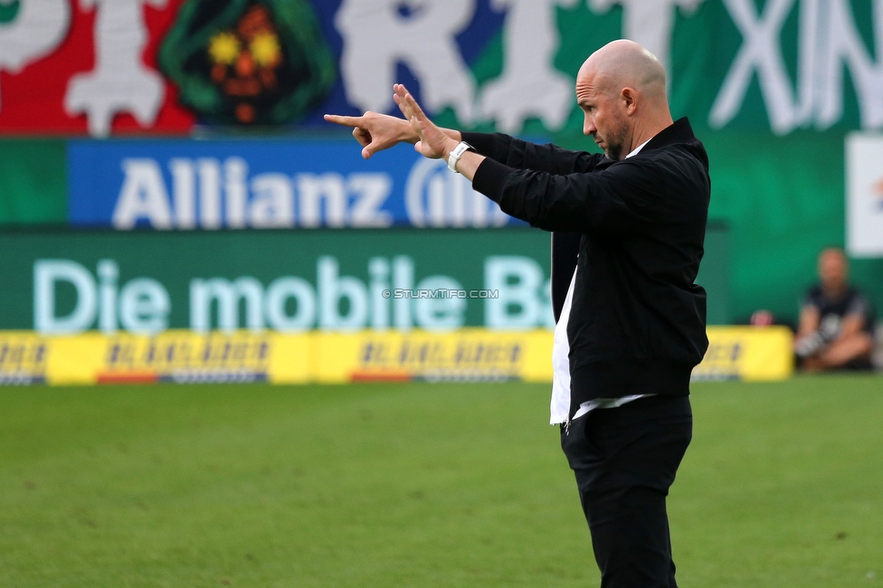 Rapid Wien - Sturm Graz
Oesterreichische Fussball Bundesliga, 6. Runde, SK Rapid Wien - SK Sturm Graz, Allianz Stadion Wien, 28.08.2022. 

Foto zeigt Christian Ilzer (Cheftrainer Sturm)
