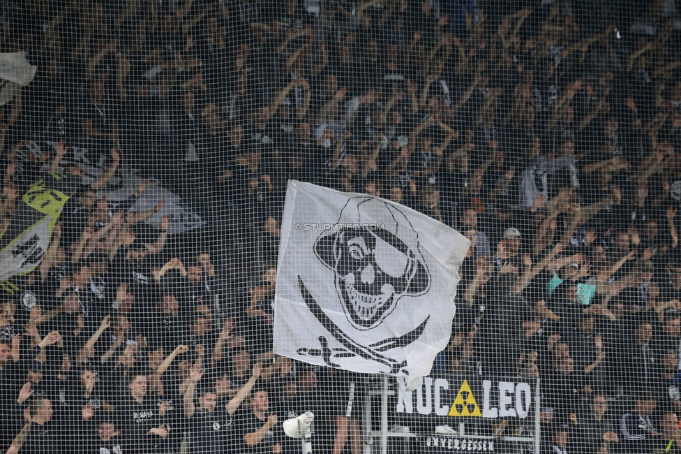 Sturm Graz - Austria Salzburg
OEFB Cup, 2. Runde, SK Sturm Graz - SV Austria Salzburg, Stadion Liebenau Graz, 29.08.2022. 

Foto zeigt Fans von Sturm
Schlüsselwörter: brigata