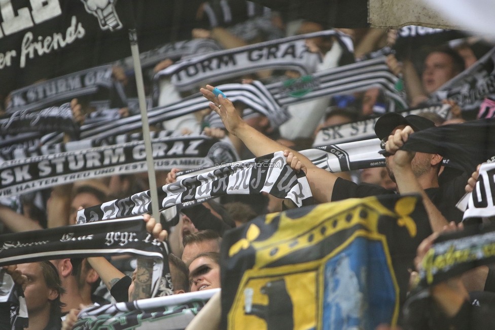 Sturm Graz - Austria Salzburg
OEFB Cup, 2. Runde, SK Sturm Graz - SV Austria Salzburg, Stadion Liebenau Graz, 29.08.2022. 

Foto zeigt Fans von Sturm
Schlüsselwörter: schals sturmflut