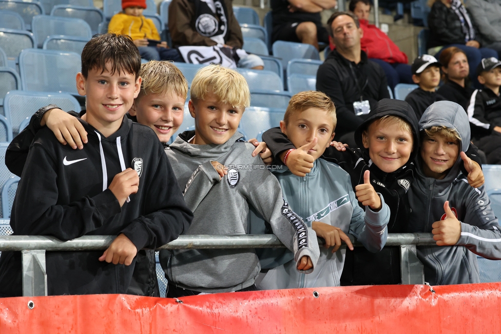 Sturm Graz - Austria Salzburg
OEFB Cup, 2. Runde, SK Sturm Graz - SV Austria Salzburg, Stadion Liebenau Graz, 29.08.2022. 

Foto zeigt Fans von Sturm
