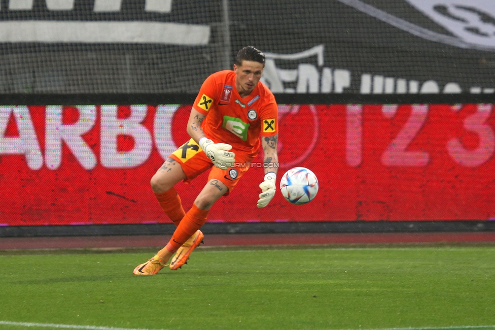 Sturm Graz - Austria Salzburg
OEFB Cup, 2. Runde, SK Sturm Graz - SV Austria Salzburg, Stadion Liebenau Graz, 29.08.2022. 

Foto zeigt Tobias Schuetzenauer (Sturm)
