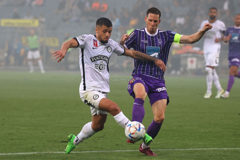 Sturm Graz - Austria Salzburg
OEFB Cup, 2. Runde, SK Sturm Graz - SV Austria Salzburg, Stadion Liebenau Graz, 29.08.2022. 

Foto zeigt Jusuf Gazibegovic (Sturm)
