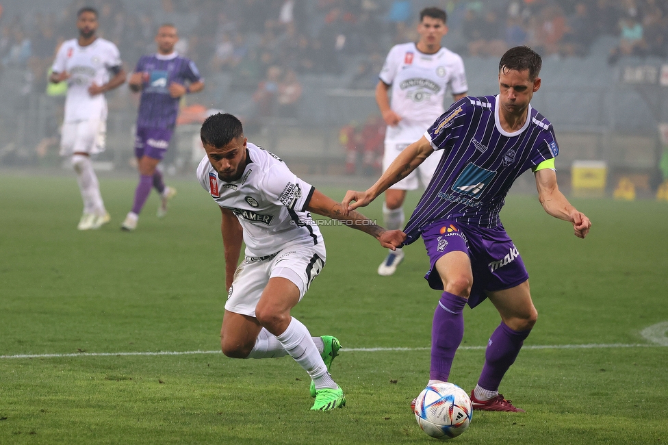 Sturm Graz - Austria Salzburg
OEFB Cup, 2. Runde, SK Sturm Graz - SV Austria Salzburg, Stadion Liebenau Graz, 29.08.2022. 

Foto zeigt Jusuf Gazibegovic (Sturm)
