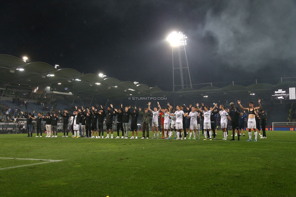 Sturm Graz - Austria Salzburg
OEFB Cup, 2. Runde, SK Sturm Graz - SV Austria Salzburg, Stadion Liebenau Graz, 29.08.2022. 

Foto zeigt die Mannschaft von Sturm
Schlüsselwörter: jubel