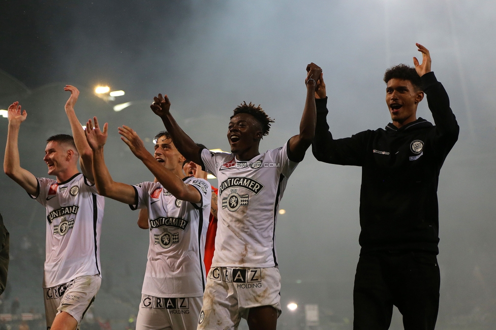 Sturm Graz - Austria SalzburgOEFB Cup, 2. Runde, SK Sturm Graz - SV Austria Salzburg, Stadion Liebenau Graz, 29.08.2022. Foto zeigt Mohammed Gadafi Fuseini (Sturm)