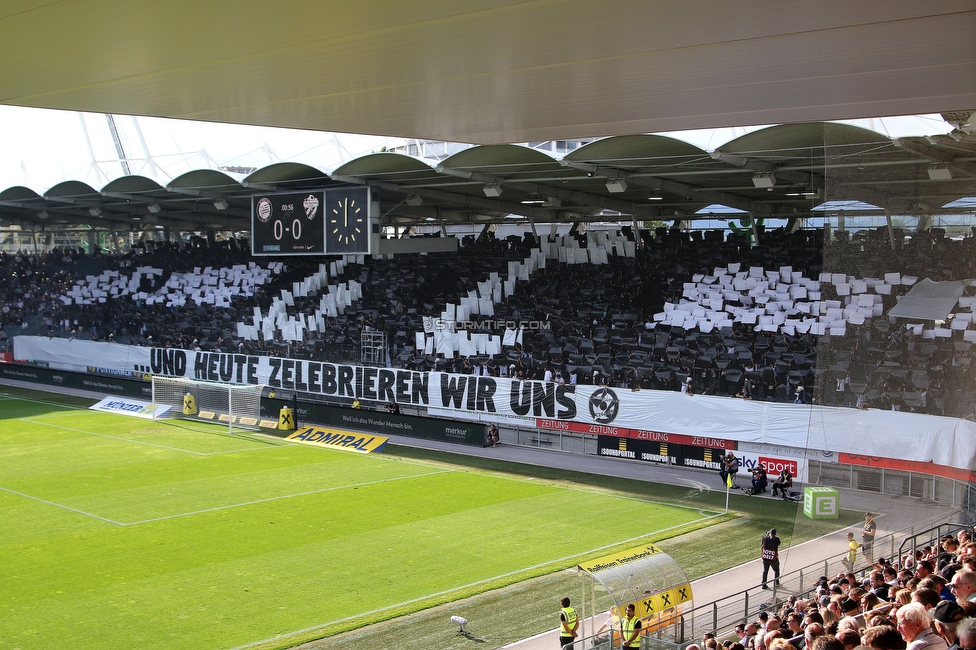 Sturm Graz - Hartberg
Oesterreichische Fussball Bundesliga, 7. Runde, SK Sturm Graz - TSV Hartberg, Stadion Liebenau Graz, 03.09.2022. 

Foto zeigt Fans von Sturm
