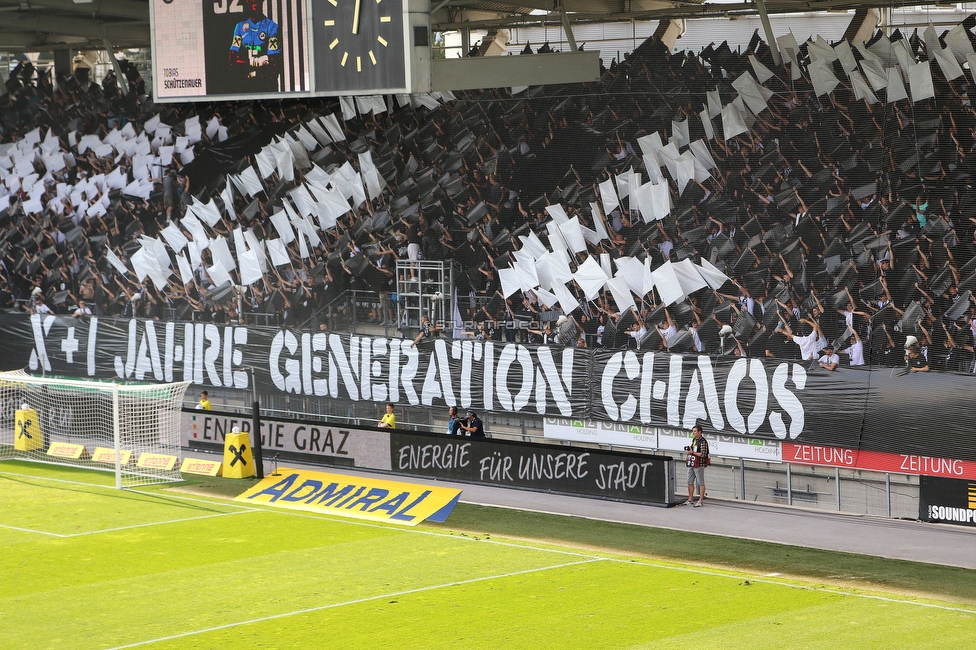 Sturm Graz - Hartberg
Oesterreichische Fussball Bundesliga, 7. Runde, SK Sturm Graz - TSV Hartberg, Stadion Liebenau Graz, 03.09.2022. 

Foto zeigt Fans von Sturm
