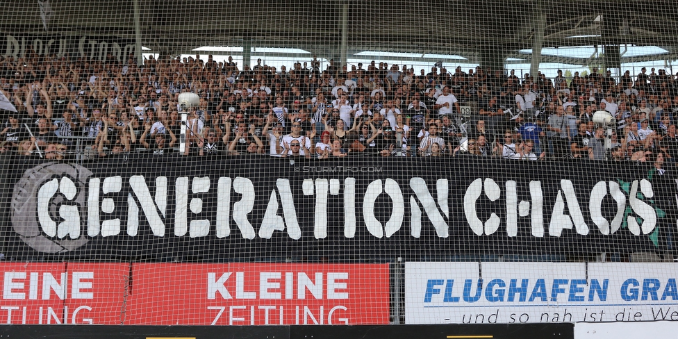 Sturm Graz - Hartberg
Oesterreichische Fussball Bundesliga, 7. Runde, SK Sturm Graz - TSV Hartberg, Stadion Liebenau Graz, 03.09.2022. 

Foto zeigt Fans von Sturm
Schlüsselwörter: generationchaos