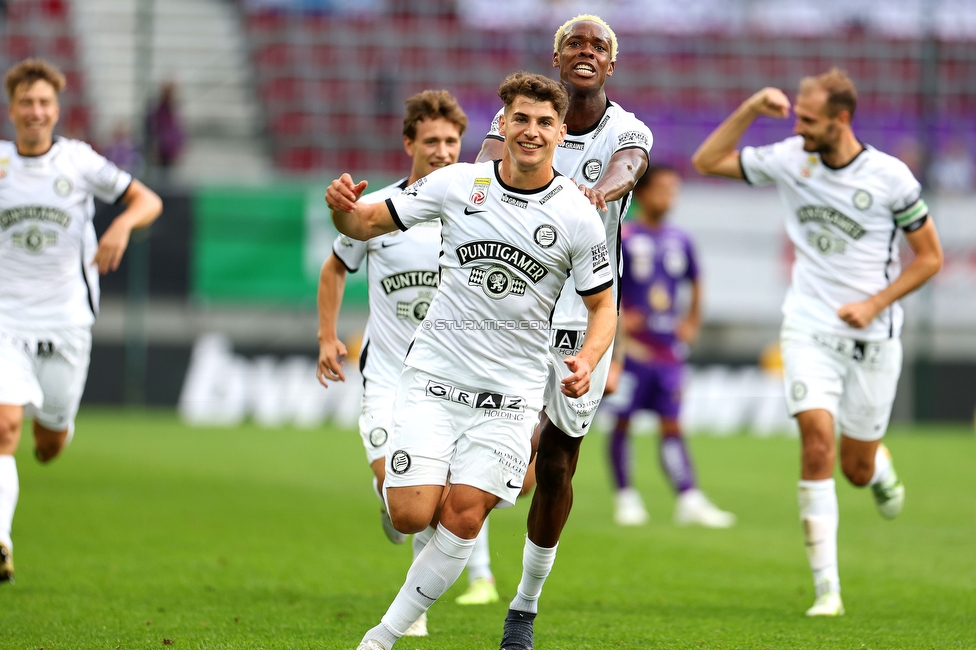 Klagenfurt - Sturm Graz
Oesterreichische Fussball Bundesliga, 8. Runde, SK Austria Klagenfurt - SK Sturm Graz, Woerthersee Stadion Wien, 11.09.2022. 

Foto zeigt Ivan Ljubic (Sturm)
