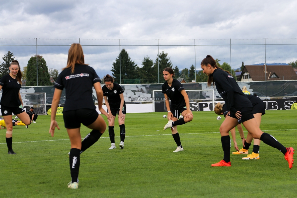 Sturm Damen - Altach/Vorderland
OEFB Frauen Bundesliga, 2. Runde, SK Sturm Graz Damen - SCR Altach / FFC Vorderland, Trainingszentrum Messendorf, 11.09.2022. 

Foto zeigt die Mannschaft der Sturm Damen
