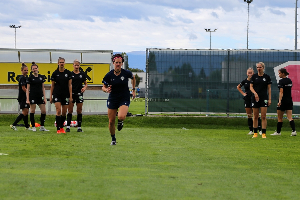 Sturm Damen - Altach/Vorderland
OEFB Frauen Bundesliga, 2. Runde, SK Sturm Graz Damen - SCR Altach / FFC Vorderland, Trainingszentrum Messendorf, 11.09.2022. 

Foto zeigt Emily Cancienne (Assistenz Trainer Sturm Damen)
