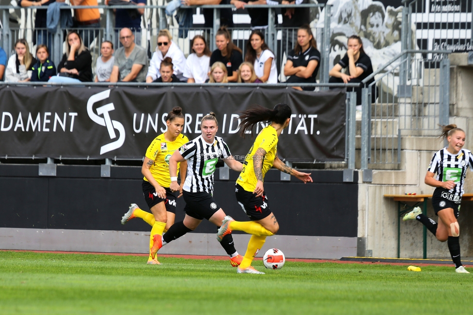 Sturm Damen - Altach/Vorderland
OEFB Frauen Bundesliga, 2. Runde, SK Sturm Graz Damen - SCR Altach / FFC Vorderland, Trainingszentrum Messendorf, 11.09.2022. 

Foto zeigt Julia Matuschewski (Sturm Damen)
