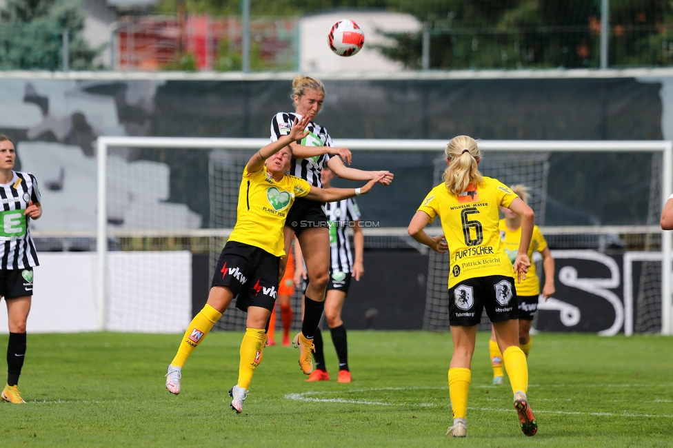 Sturm Damen - Altach/Vorderland
OEFB Frauen Bundesliga, 2. Runde, SK Sturm Graz Damen - SCR Altach / FFC Vorderland, Trainingszentrum Messendorf, 11.09.2022. 

Foto zeigt Modesta Uka (Sturm Damen)
