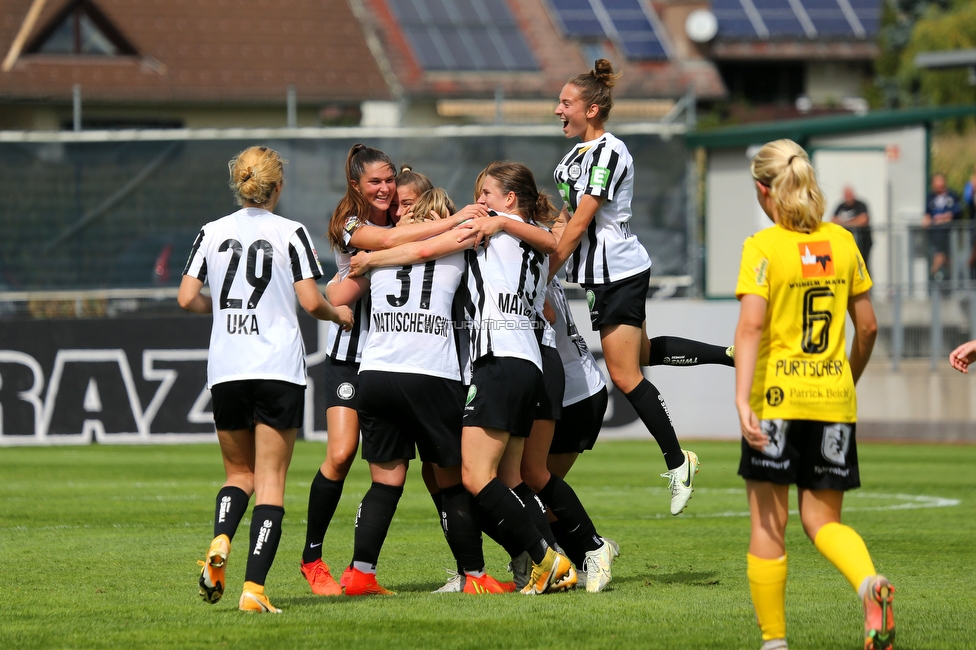 Sturm Damen - Altach/Vorderland
OEFB Frauen Bundesliga, 2. Runde, SK Sturm Graz Damen - SCR Altach / FFC Vorderland, Trainingszentrum Messendorf, 11.09.2022. 

Foto zeigt die Mannschaft der Sturm Damen
