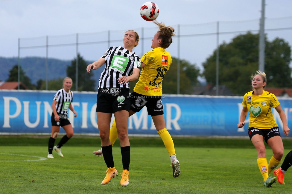 Sturm Damen - Altach/Vorderland
OEFB Frauen Bundesliga, 2. Runde, SK Sturm Graz Damen - SCR Altach / FFC Vorderland, Trainingszentrum Messendorf, 11.09.2022. 

Foto zeigt Modesta Uka (Sturm Damen)
