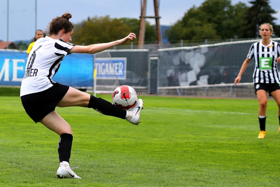 Sturm Damen - Altach/Vorderland
OEFB Frauen Bundesliga, 2. Runde, SK Sturm Graz Damen - SCR Altach / FFC Vorderland, Trainingszentrum Messendorf, 11.09.2022. 

Foto zeigt Gina Steiner (Sturm Damen)
