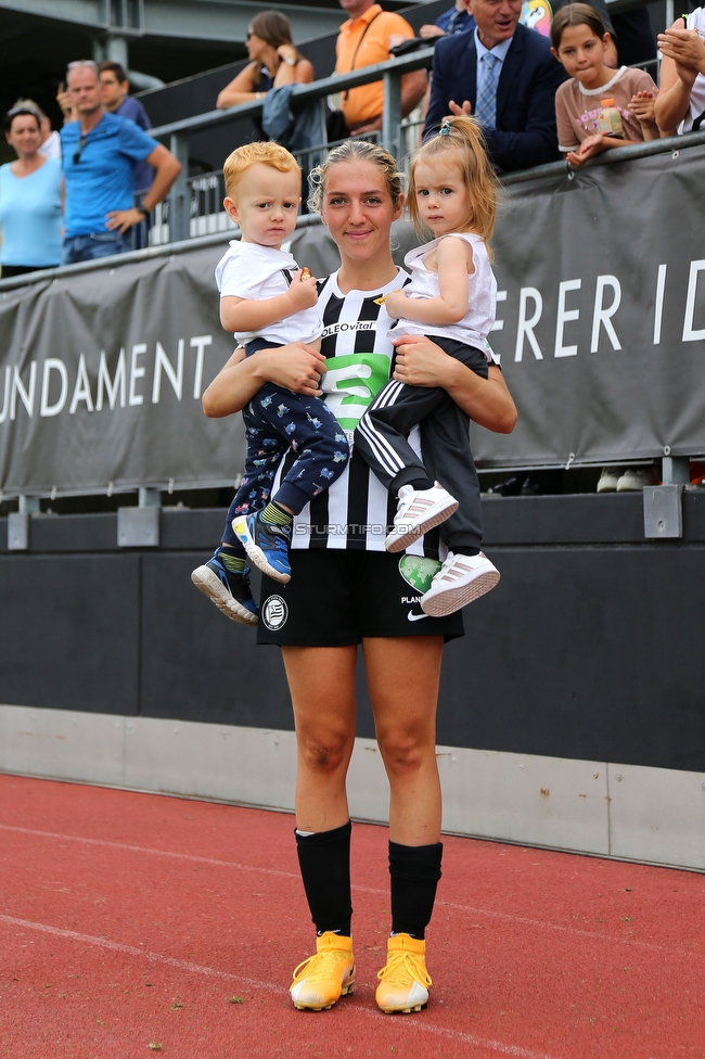 Sturm Damen - Altach/Vorderland
OEFB Frauen Bundesliga, 2. Runde, SK Sturm Graz Damen - SCR Altach / FFC Vorderland, Trainingszentrum Messendorf, 11.09.2022. 

Foto zeigt Modesta Uka (Sturm Damen)
