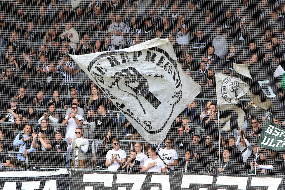 Sturm Graz - Austria Lustenau
Oesterreichische Fussball Bundesliga, 9. Runde, SK Sturm Graz - Austria Lustenau, Stadion Liebenau Graz, 18.09.2022. 

Foto zeigt Fans von Sturm
Schlüsselwörter: repression