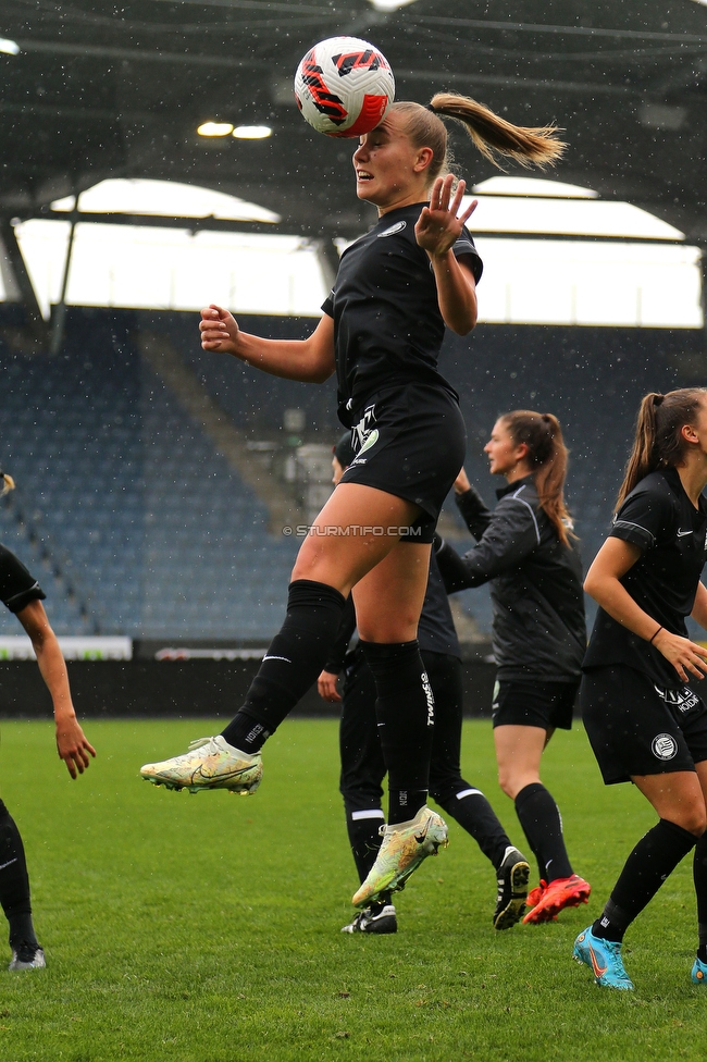 Sturm Damen - Austria Wien
OEFB Frauen Bundesliga, 4. Runde, SK Sturm Graz Damen - FK Austria Wien, Stadion Liebenau Graz, 25.09.2022. 

Foto zeigt Anna Maria Wirnsberger (Sturm Damen)
