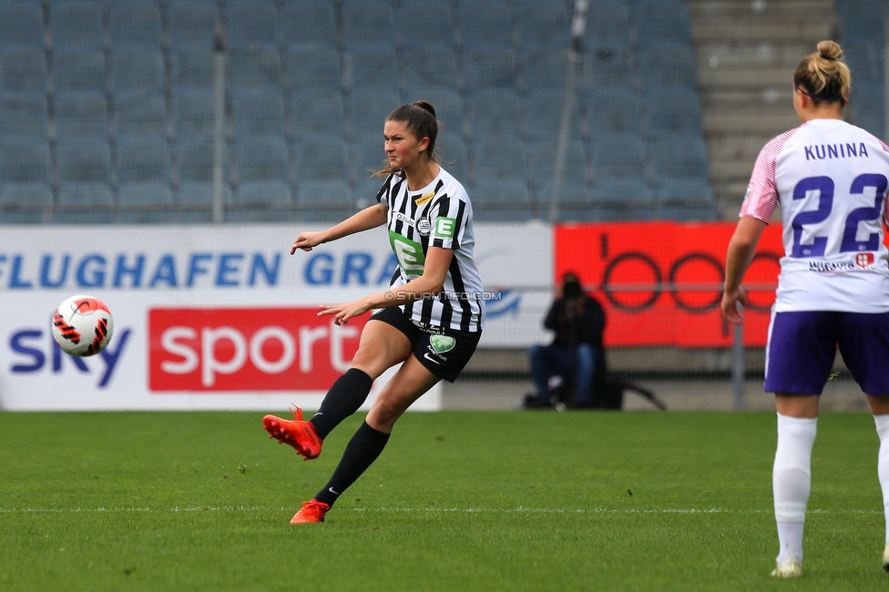 Sturm Damen - Austria Wien
OEFB Frauen Bundesliga, 4. Runde, SK Sturm Graz Damen - FK Austria Wien, Stadion Liebenau Graz, 25.09.2022. 

Foto zeigt Anna Malle (Sturm Damen)
