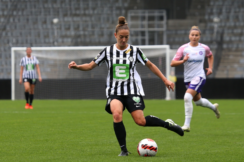 Sturm Damen - Austria Wien
OEFB Frauen Bundesliga, 4. Runde, SK Sturm Graz Damen - FK Austria Wien, Stadion Liebenau Graz, 25.09.2022. 

Foto zeigt Michela Croatto (Sturm Damen)
