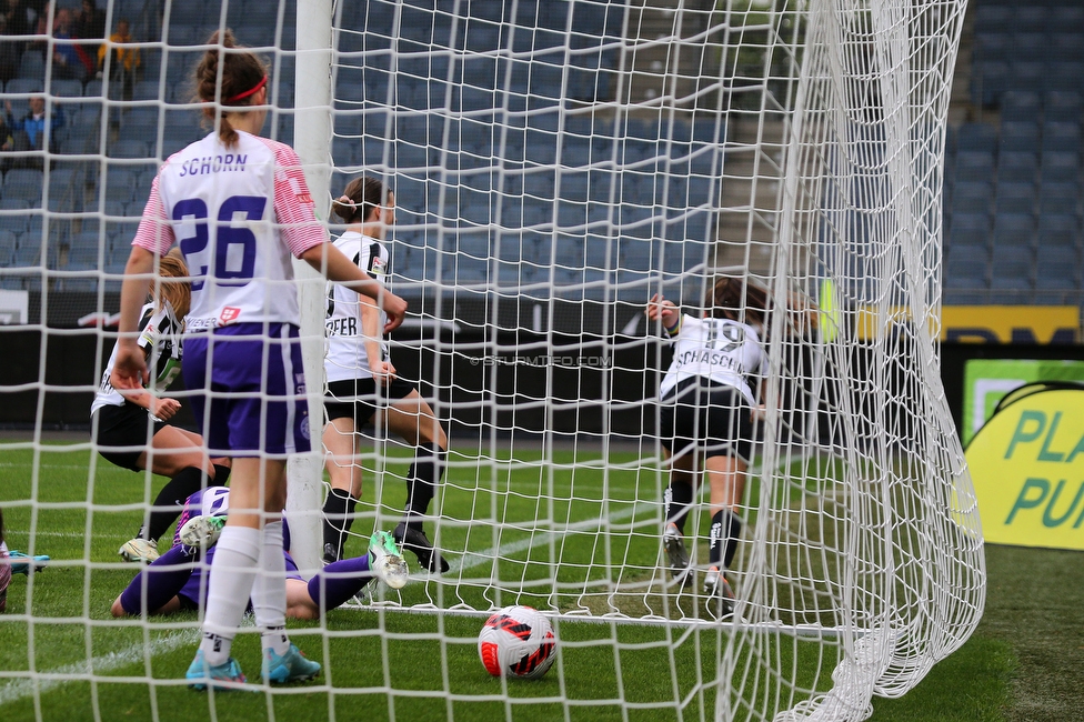 Sturm Damen - Austria Wien
OEFB Frauen Bundesliga, 4. Runde, SK Sturm Graz Damen - FK Austria Wien, Stadion Liebenau Graz, 25.09.2022. 

Foto zeigt Annabel Schasching (Sturm Damen)
