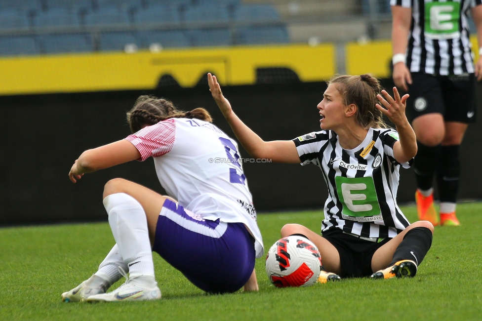 Sturm Damen - Austria Wien
OEFB Frauen Bundesliga, 4. Runde, SK Sturm Graz Damen - FK Austria Wien, Stadion Liebenau Graz, 25.09.2022. 

Foto zeigt Julia Magerl (Sturm Damen)
