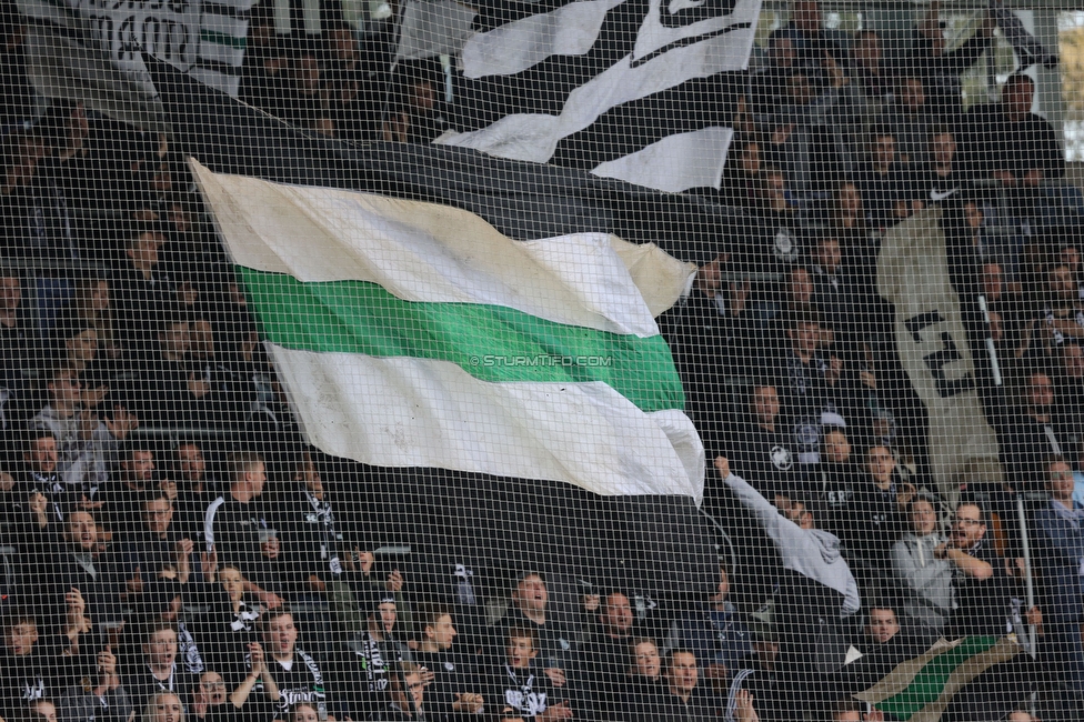 Sturm Graz - Tirol
Oesterreichische Fussball Bundesliga, 11. Runde, SK Sturm Graz - WSG Tirol, Stadion Liebenau Graz, 09.10.2022. 

Foto zeigt Fans von Sturm
Schlüsselwörter: sturmflut