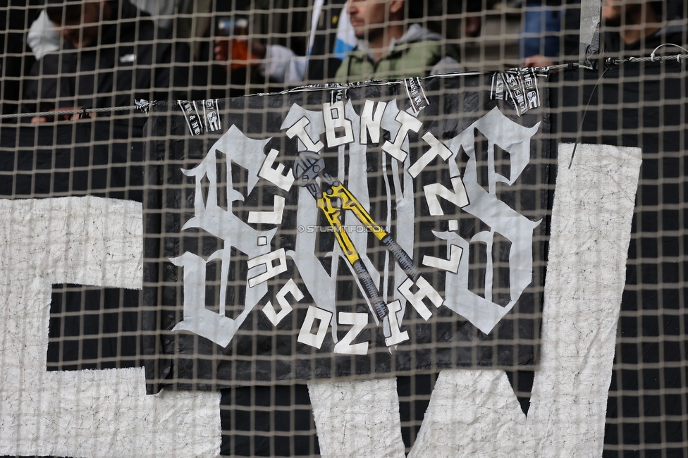 Sturm Graz - Tirol
Oesterreichische Fussball Bundesliga, 11. Runde, SK Sturm Graz - WSG Tirol, Stadion Liebenau Graz, 09.10.2022. 

Foto zeigt Fans von Sturm
Schlüsselwörter: sws
