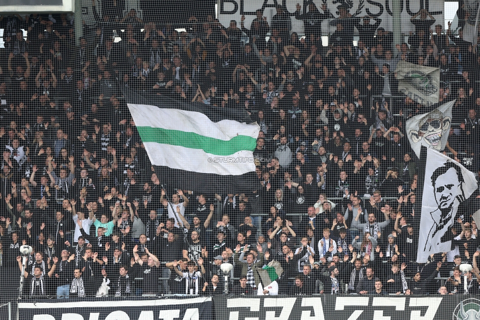 Sturm Graz - Tirol
Oesterreichische Fussball Bundesliga, 11. Runde, SK Sturm Graz - WSG Tirol, Stadion Liebenau Graz, 09.10.2022. 

Foto zeigt Fans von Sturm
Schlüsselwörter: sturmflut