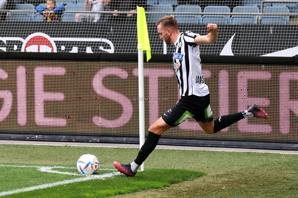 Sturm Graz - Tirol
Oesterreichische Fussball Bundesliga, 11. Runde, SK Sturm Graz - WSG Tirol, Stadion Liebenau Graz, 09.10.2022. 

Foto zeigt Jakob Jantscher (Sturm)
