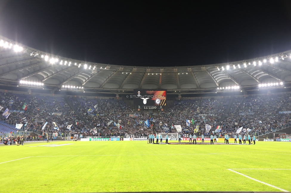 Lazio - Sturm Graz
UEFA Europa League Gruppenphase 4. Spieltag, SS Lazio - SK Sturm Graz, Stadio Olimpico Rom, 13.10.2022. 

Foto zeigt Fans von Lazio
