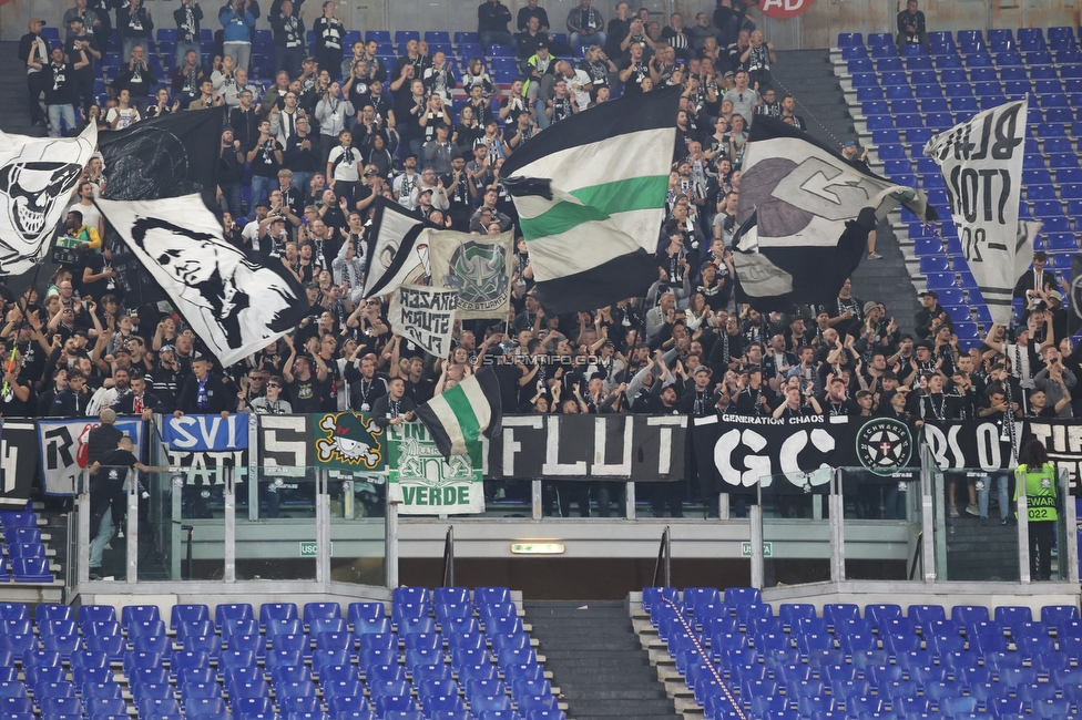 Lazio - Sturm Graz
UEFA Europa League Gruppenphase 4. Spieltag, SS Lazio - SK Sturm Graz, Stadio Olimpico Rom, 13.10.2022. 

Foto zeigt
