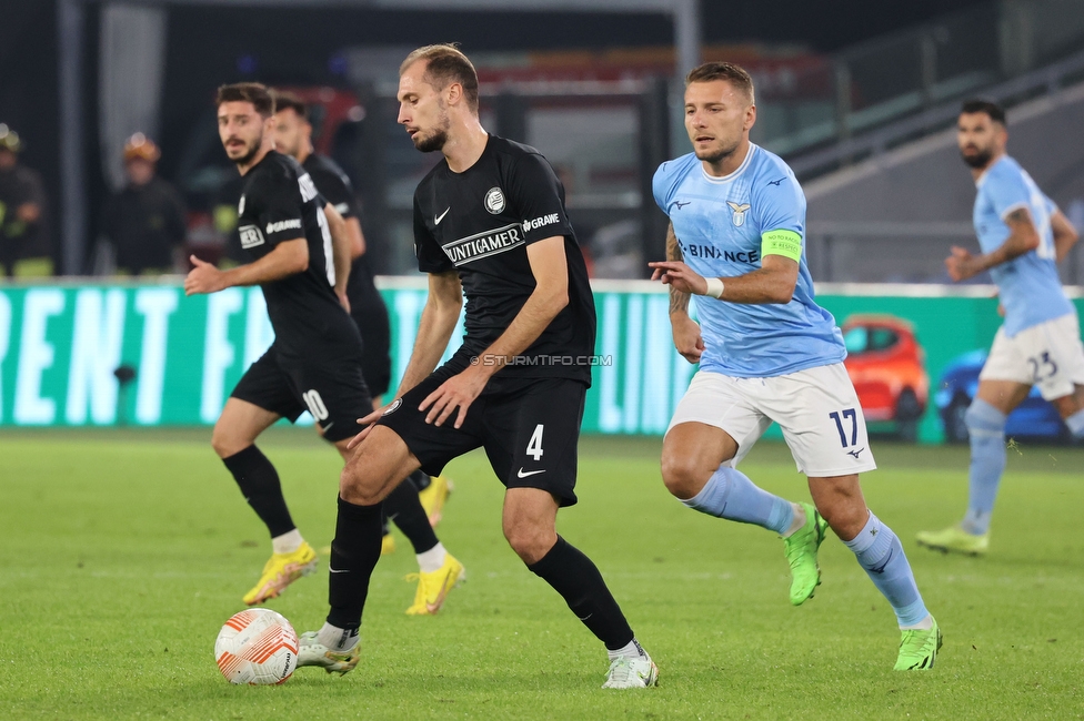 Lazio - Sturm Graz
UEFA Europa League Gruppenphase 4. Spieltag, SS Lazio - SK Sturm Graz, Stadio Olimpico Rom, 13.10.2022. 

Foto zeigt Jon Gorenc-Stankovic (Sturm)
