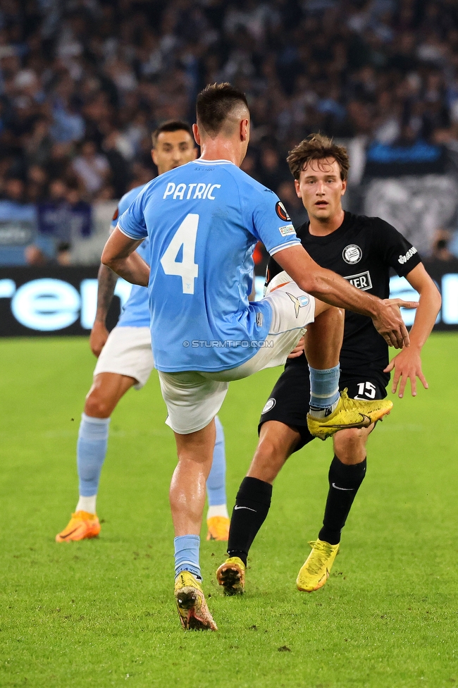 Lazio - Sturm Graz
UEFA Europa League Gruppenphase 4. Spieltag, SS Lazio - SK Sturm Graz, Stadio Olimpico Rom, 13.10.2022. 

Foto zeigt William Boeving (Sturm)
