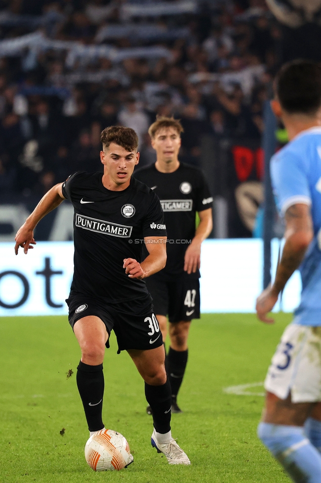 Lazio - Sturm Graz
UEFA Europa League Gruppenphase 4. Spieltag, SS Lazio - SK Sturm Graz, Stadio Olimpico Rom, 13.10.2022. 

Foto zeigt Ivan Ljubic (Sturm)
