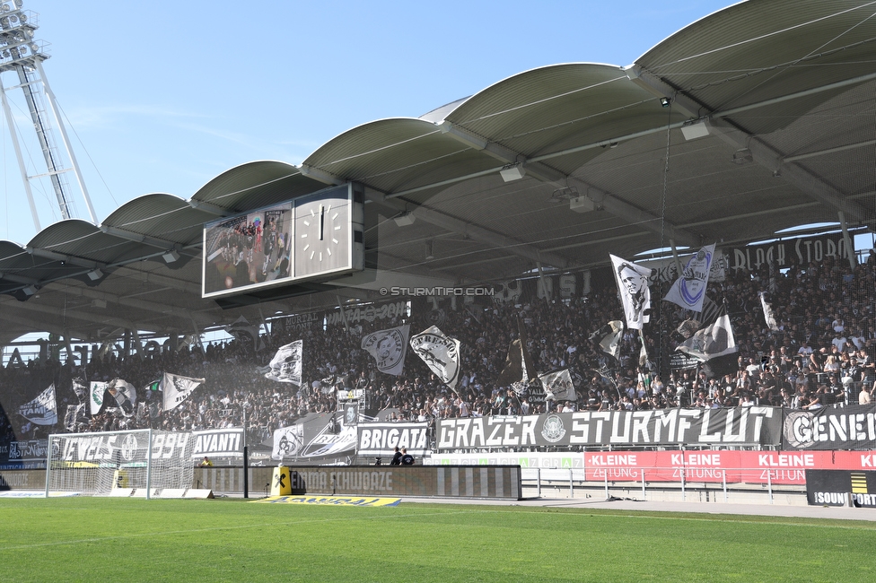 Sturm Graz - Wolfsberg
Oesterreichische Fussball Bundesliga, 12. Runde, SK Sturm Graz - Wolfsberger AC, Stadion Liebenau Graz, 16.10.2022. 

Foto zeigt Fans von Sturm
